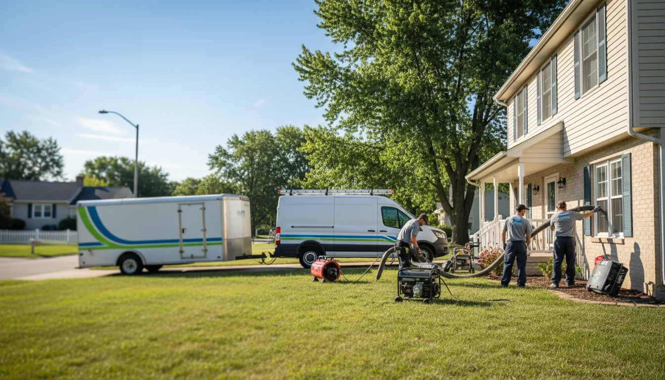 Flooded Basement Restoration And Cleanup With Repair in Benton, KS near me